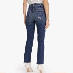 MOTHER Superior the Hustler ankle fray in Dirty Mary wash size 28